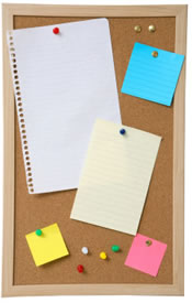 Bulletin board
